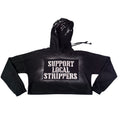 Graffiti Crop Hoodie